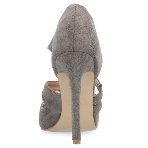 JOURNEE COLLECTION WOMEN'S ZEERA STILETTO HEEL PUMPS,WINE RED,US 6.5 MEDIUM NWOT - Picture 3 of 6